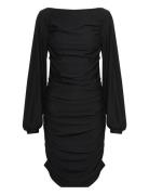 Rifagz Ls Dress Lyhyt Mekko Black Gestuz