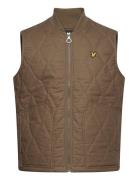 Quilt Gilet Liivi Khaki Green Lyle & Scott