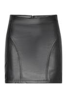 Zue Pu Mini Skirt Lyhyt Hame Black GUESS Jeans