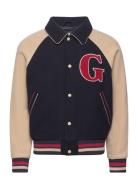 Wool Varsity Jacket Bombertakki Takki Navy GANT