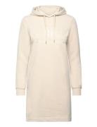 Reg Tonal Shield Dress Lyhyt Mekko Cream GANT