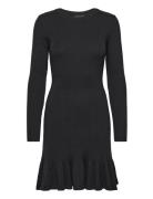 Oline Merino Dress Lyhyt Mekko Black Ella&il