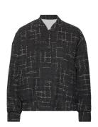 Tweed Bomber Jacket Bombertakki Black Mango