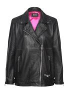 Wilma Boxy Biker Nahkatakki Black Jofama