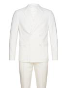 Plain Db Mens Suit Puku White Lindbergh