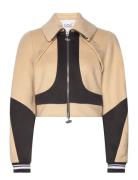 Cropped Bomber Jacket Bombertakki Brown Cannari Concept