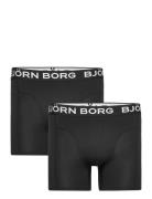 Bamboo Cotton Blend Boxer 2P Bokserit Black Björn Borg