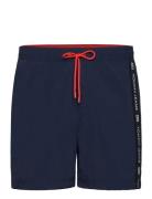 Sf Medium Drawstring Side Tape Uimashortsit Navy Tommy Hilfiger