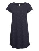 Nightdress Big Tee Aop Dots Yöpaita Navy Lindex