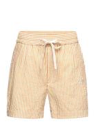 Stan Stripe Seersucker Swim Shorts Uimashortsit Yellow Les Deux