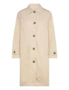 Byamona Mac Coat - Ohut Pitkä Takki Beige B.young