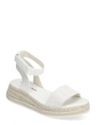 Sporty Wedge Rope Su Con Kiilakorkokengät White Calvin Klein