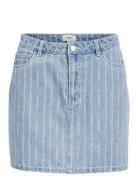 Objsali Hw Denim Mini Skirt 131 Lyhyt Hame Blue Object