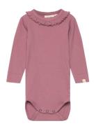 Nbfgago Dia Ls Slim Body Lil Bodies Long-sleeved Pink Lil'Atelier