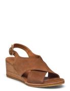 Sandals Kiilakorkokengät Brown Billi Bi