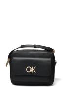 Re-Lock Camera Bag W/Flap Bags Crossbody Bags Black Calvin Klein