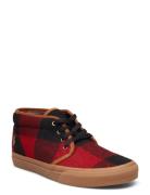 Keaton Buffalo Check Wool Chukka Korkeavartiset Tennarit Red Polo Ralp...