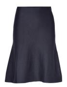 Srhenrietta Skirt Polvipituinen Hame Navy Soft Rebels