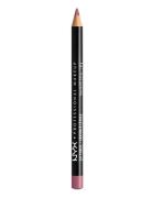 Slim Lip Pencil Deep Purple Huulikynä Meikki Purple NYX Professional M...