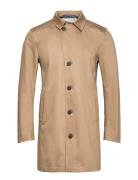 Slhnew Timeless Coat Ohut Pitkä Takki Beige Selected Homme