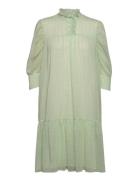 Liva Dress Polvipituinen Mekko Green Birgitte Herskind