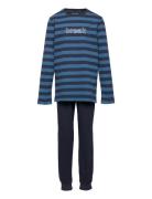 Boys Pyjama Long Pyjamasetti Pyjama Navy Schiesser