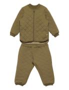 Thermo Set Frey Outerwear Thermo Outerwear Thermo Sets Green Wheat