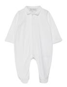 Linge D'antan Sleepsuit Pyjama Sie Jumpsuit Haalari White Tartine Et C...