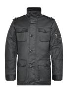 Arthur Canvas Field Jacket Ohut Takki Black Jofama