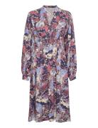 Slmayana Dress Polvipituinen Mekko Multi/patterned Soaked In Luxury