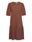 Peggysz Dress Polvipituinen Mekko Brown Saint Tropez