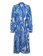 Kemia Dress Polvipituinen Mekko Blue NORR