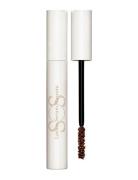 Sos Lashes Serum Mascara Ripsiväri Maskara Meikki Brown Clarins