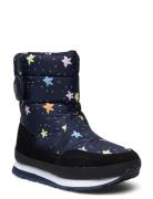 Rd Flash Stars Kids Talvikengät Tarroilla Navy Rubber Duck