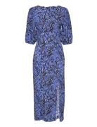 Enruby Ss Midi Dress Aop 6696 Polvipituinen Mekko Multi/patterned Envi...