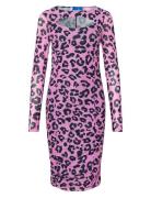 Tinacras Dress Polvipituinen Mekko Pink Cras