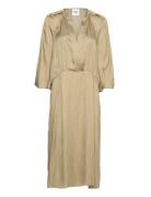 Tess - Modern Drape Polvipituinen Mekko Beige Day Birger Et Mikkelsen