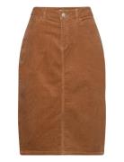 Skirts Woven Polvipituinen Hame Brown Esprit Casual