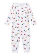 Nbmnightsuit Zip Bright White Dino Noos Pyjama Sie Jumpsuit Haalari Wh...