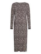 Mlamalia Ls Jrs Midi Dress Polvipituinen Mekko Black Mamalicious