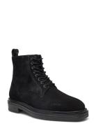 Boggar Mid Boot Nyörisaappaat Black GANT