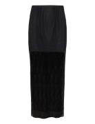 Cmst -Skirt Pitkä Hame Black Copenhagen Muse