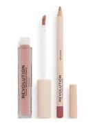 Revolution Lip Contour Kit Brunch Huulikynä Meikki Pink Makeup Revolut...