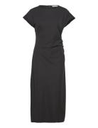 Mschleticia Noriel Ss Dress Polvipituinen Mekko Black MSCH Copenhagen