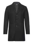 Bs Kingston Slim Fit Coat Villakangastakki Pitkä Takki Black Bruun & S...