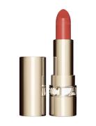 Joli Rouge Satin Lipstick 711 Papaya Huulipuna Meikki Pink Clarins