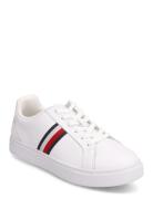 Essential Court Sneaker Stripes Matalavartiset Sneakerit Tennarit Whit...