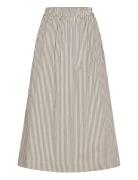 Cc Heart Naomi Long Skirt Polvipituinen Hame Cream Coster Copenhagen