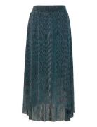 Mskamina Maxi Skirt Polvipituinen Hame Blue Minus