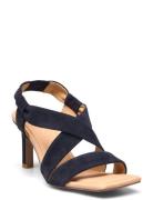 Stiletto Korolliset Sandaalit Navy Sofie Schnoor